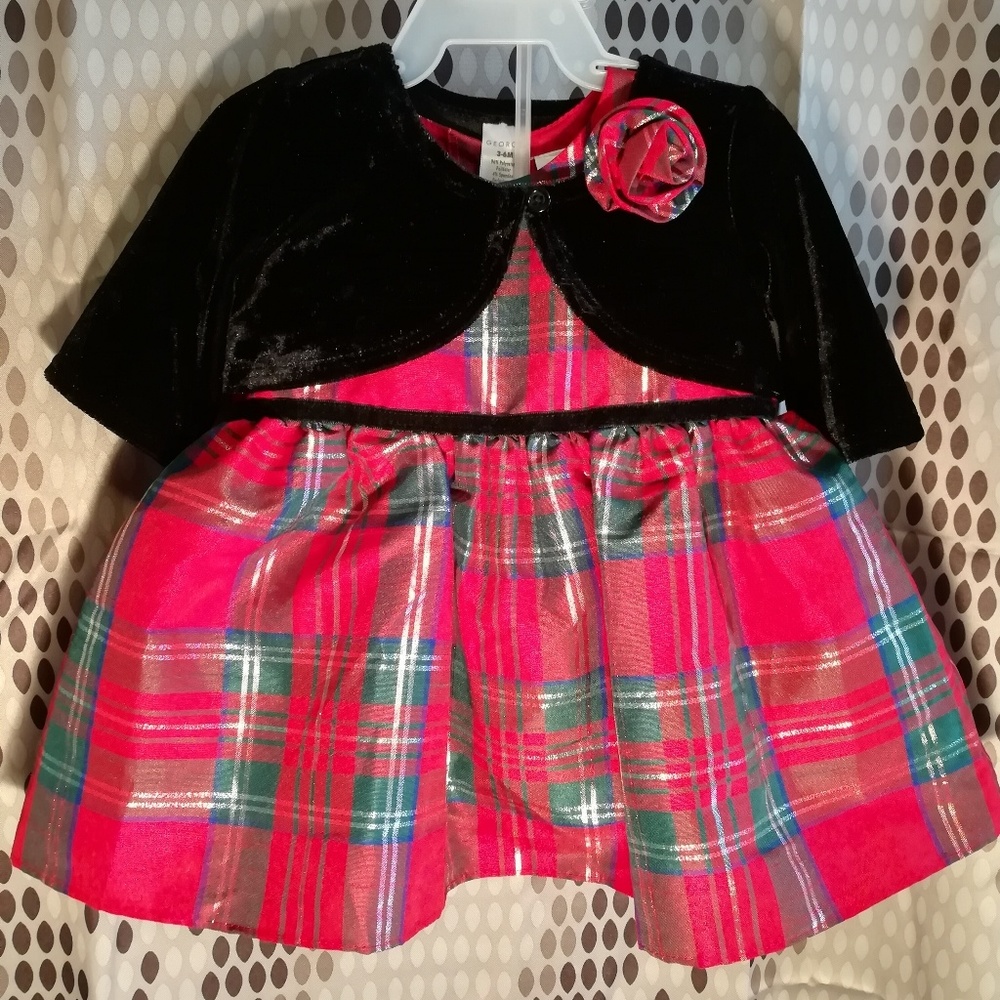 NWOT Infant Girl Christmas Dress 3-6 months